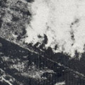 Postcard: Fukagawa Ward Burning as Seen from Army Reconnaissance Plane