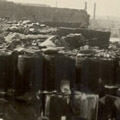 Photograph: Scene of destruction in or near Yokohama