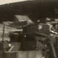 Photograph: Looted cargo on docks of Yokohama
