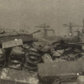 Photograph: Scene of destruction in or near Yokohama