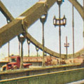 Postcard: The Kiyosu Bridge which spans the Sumida River in Tokyo
