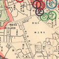 Map: Social welfare facilities in the City of Tokyo. 1 October 1929